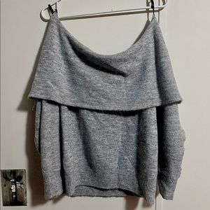 long sleeve off the shoulder top